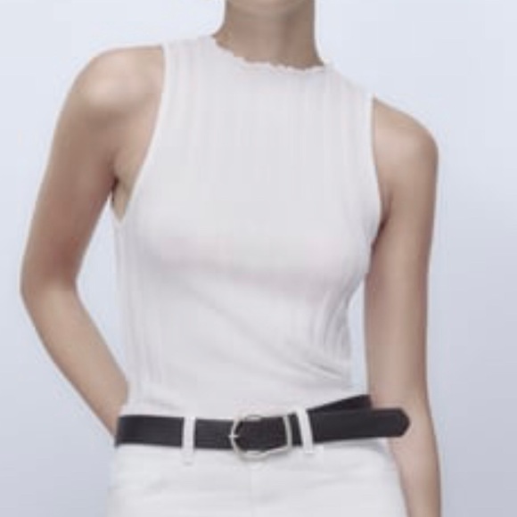Zara - Ribbed Top - Picture 1 of 9
